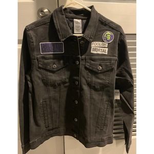 Jean Jacket Disney Parks Haunted Mansion Madame Leota NWT Medium